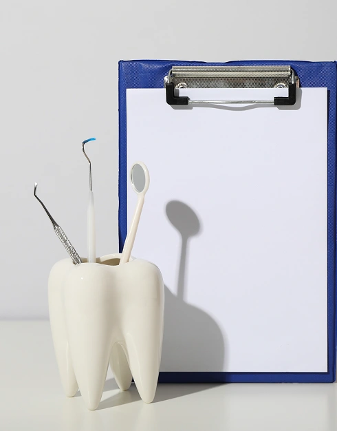 New patient forms image for dental appointment preparation